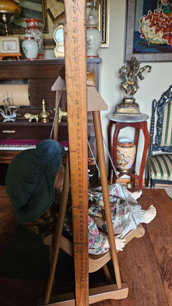 Vintage Doll on Swing