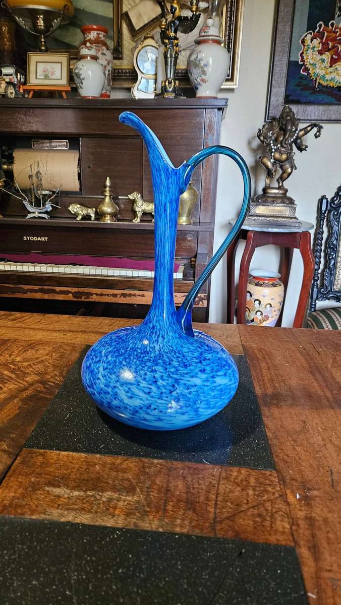 Vintage Hand-Blown Pitcher