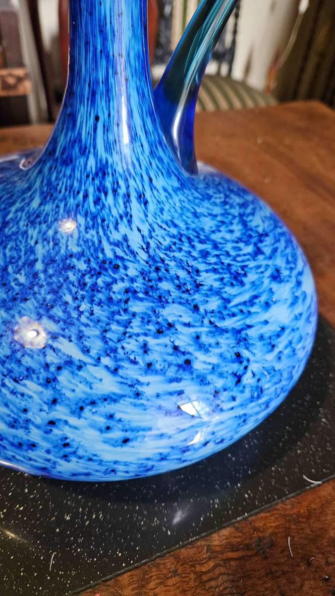 Vintage Hand-Blown Pitcher