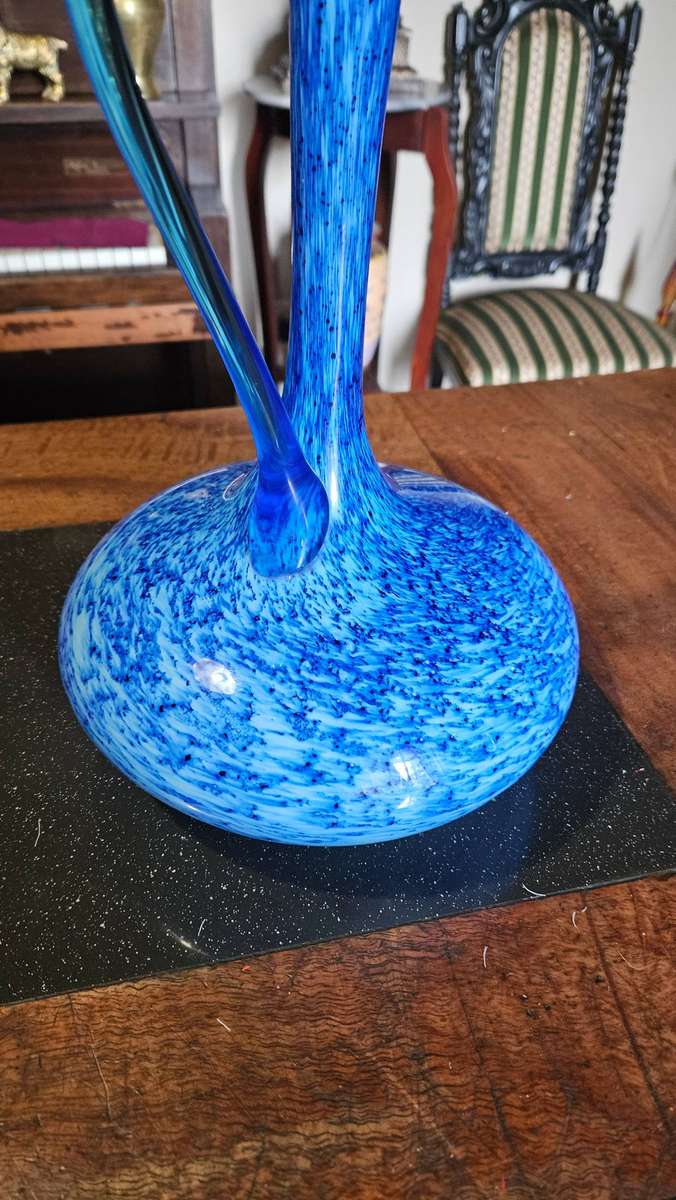 Vintage Hand-Blown Pitcher