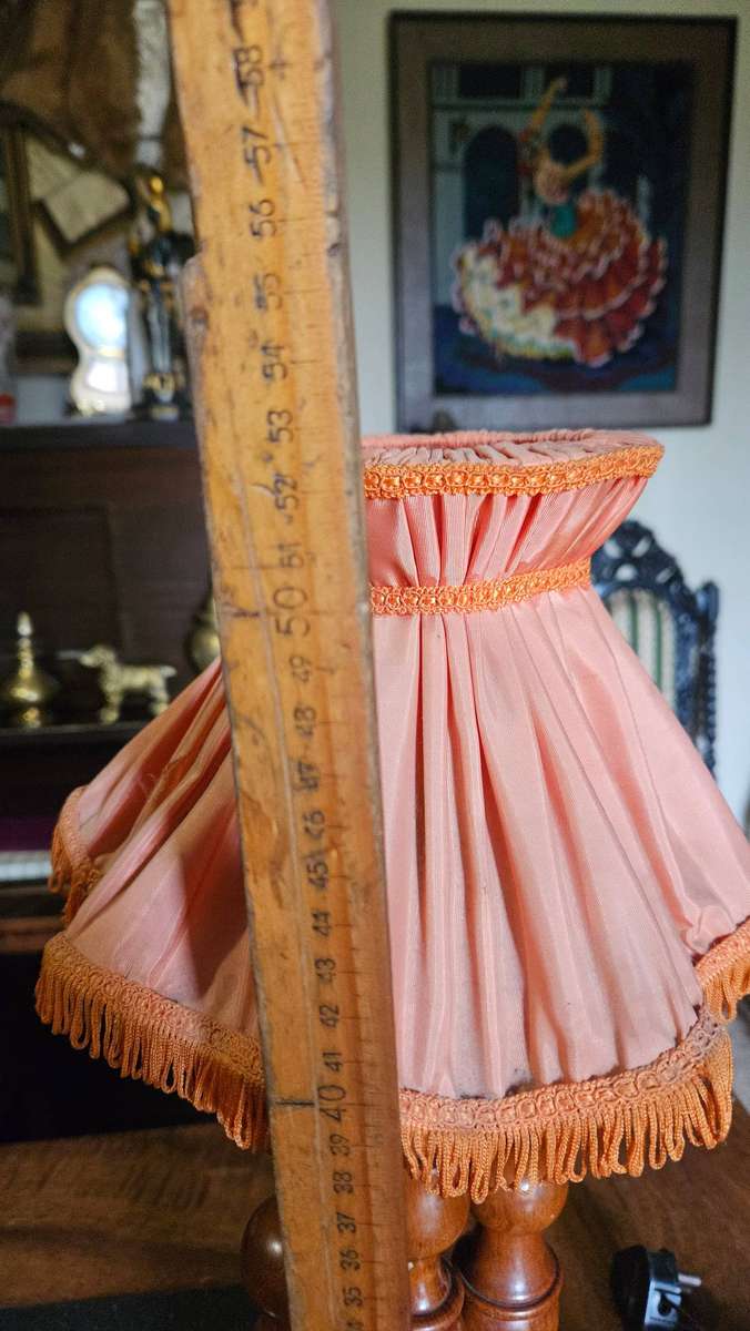 Vintage Adjustable Wooden Table Lamp