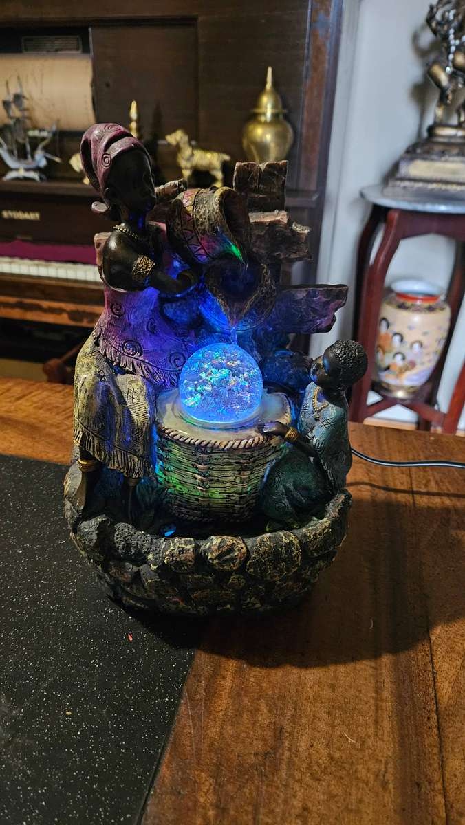 African Theme Water Feature