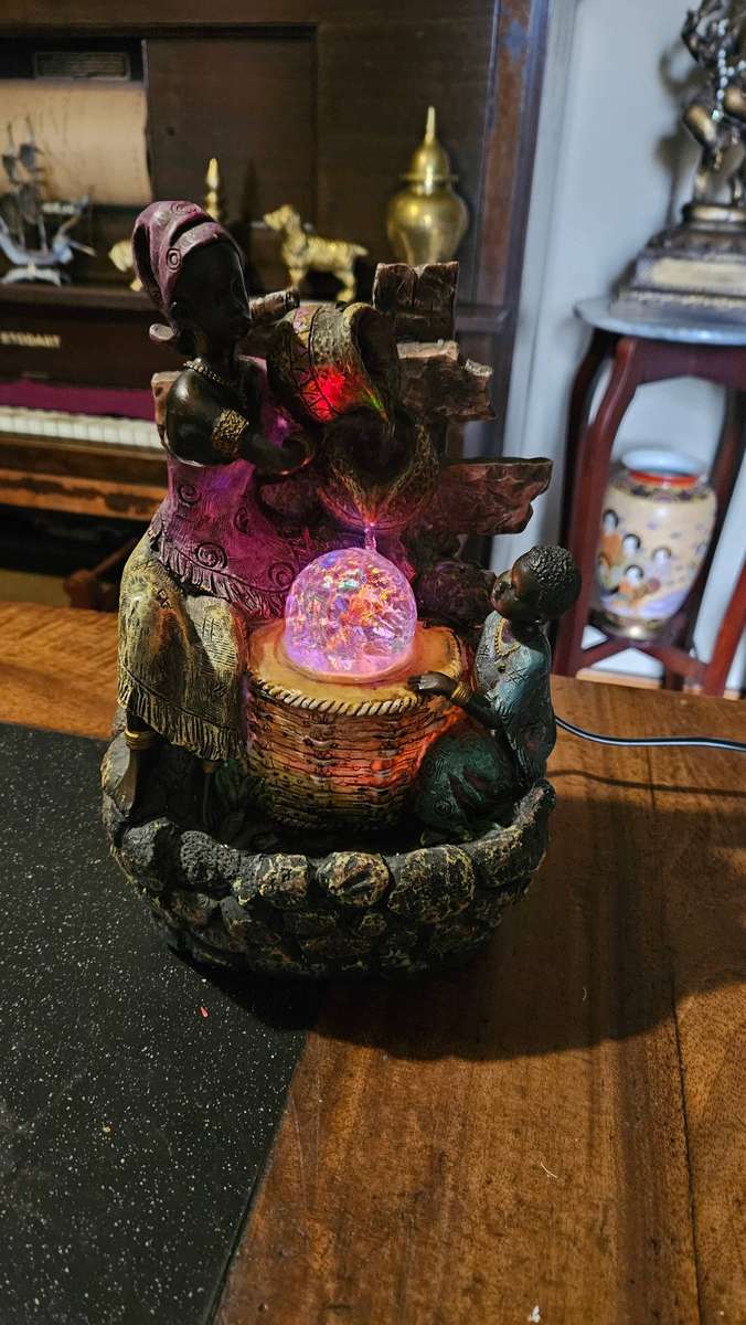 African Theme Water Feature