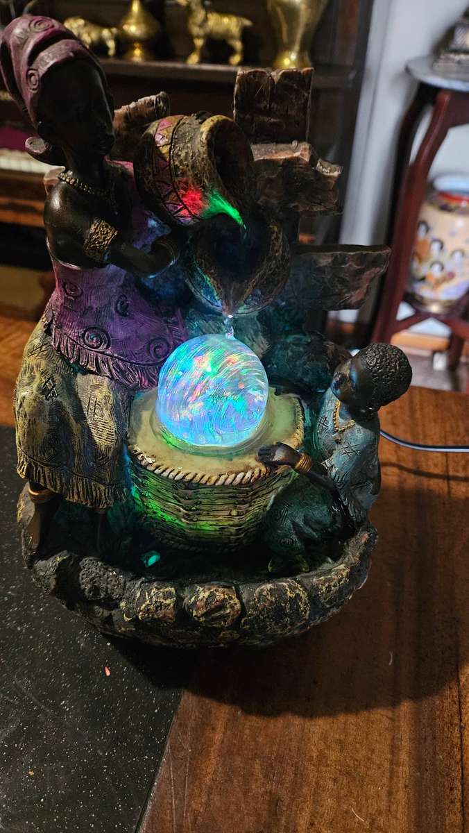 African Theme Water Feature