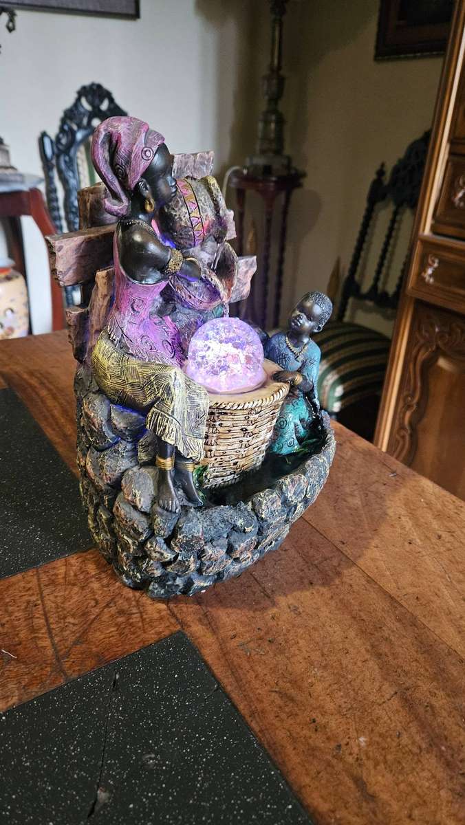 African Theme Water Feature