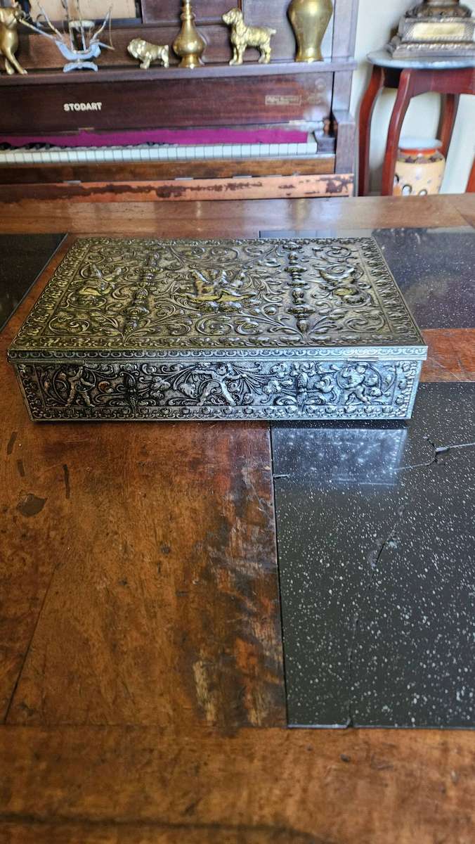 Ornate Vintage Metal Box