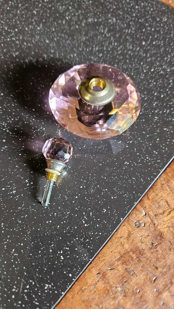 Vintage Crystal Perfume Bottles, Apple Paperweight and Lighter