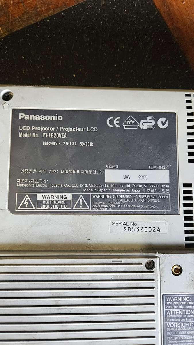 Panasonic LCD Projector