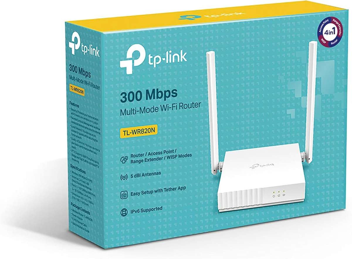 TP-Link TL-WR820N 300 Mbps Multi-Mode Wi-Fi (Access Point, Router, Range Extender) (Open box)