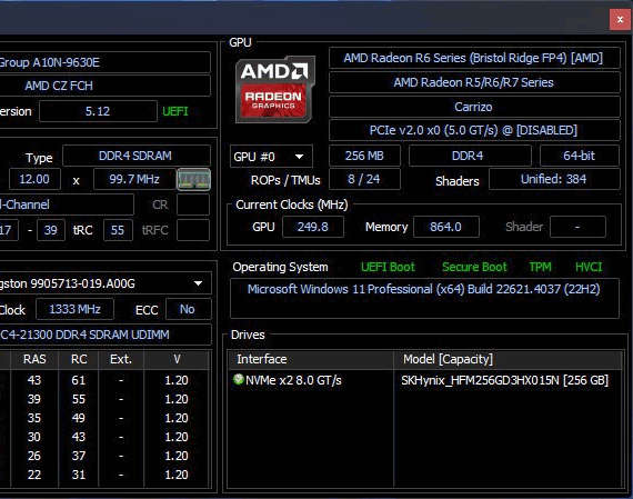 AMD Quad Core | 8GB DDR4 RAM | 256GB M.2 SSD | Windows 11 Pro (activated) | 500watt PSU