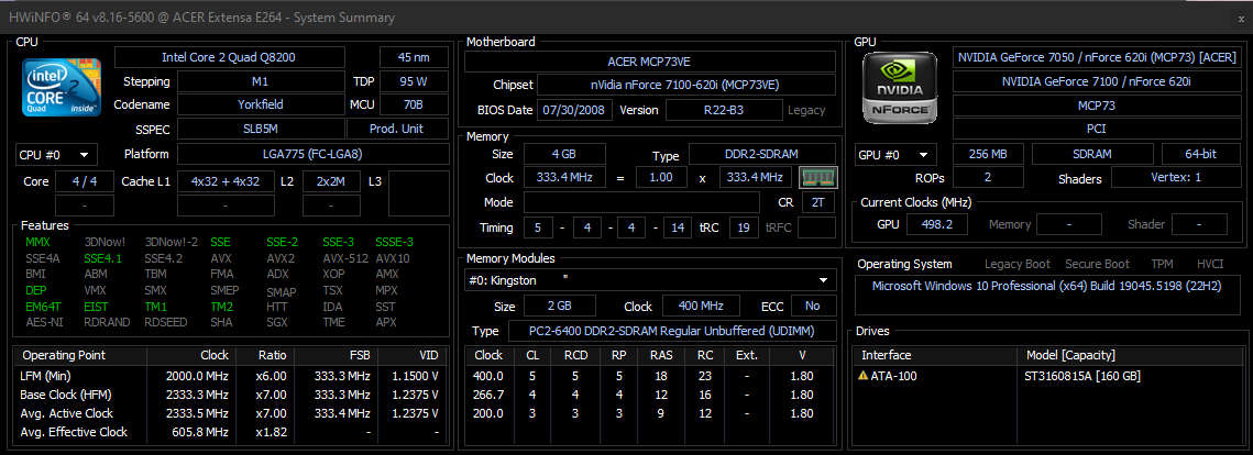 Mecer Quad Core 2.33GHz | 4GB RAM | nVidia GeForce 7050