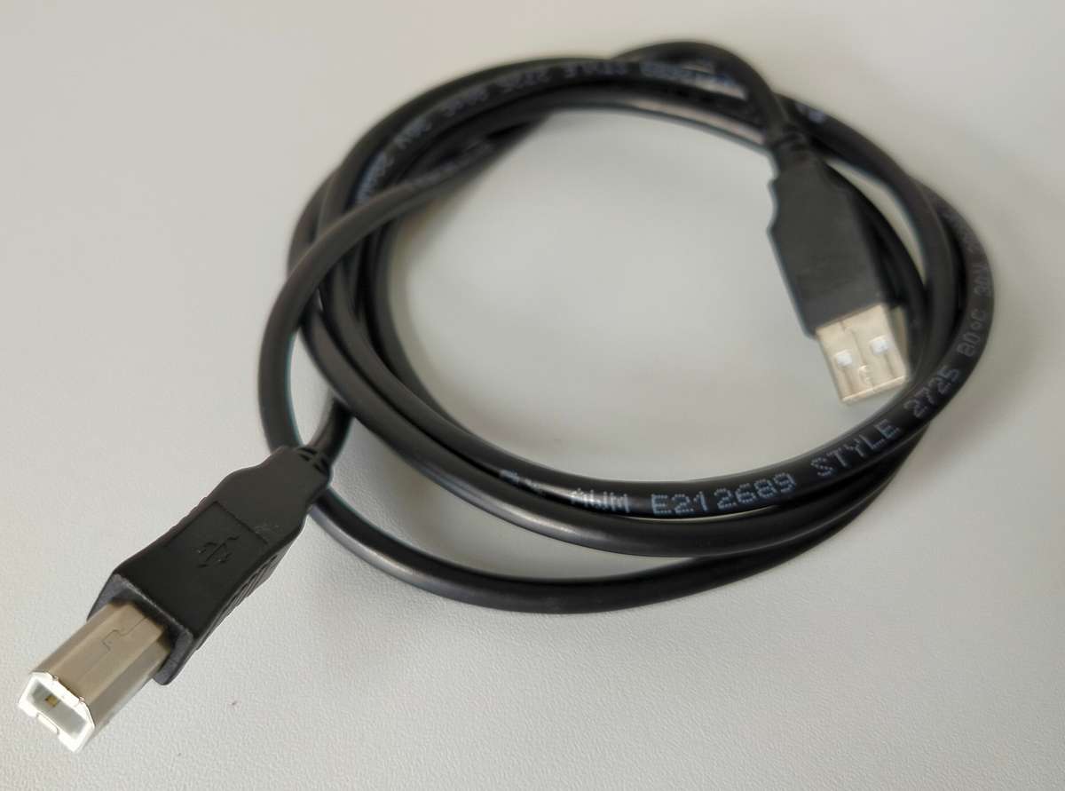 USB 2.0 Male to USB-B Male Cable | For devices like printer or scanner or UPS