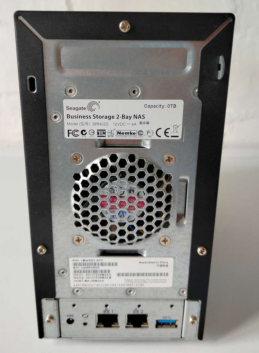 Seagate Business Storage 2-Bay NAS | Model SRN02D