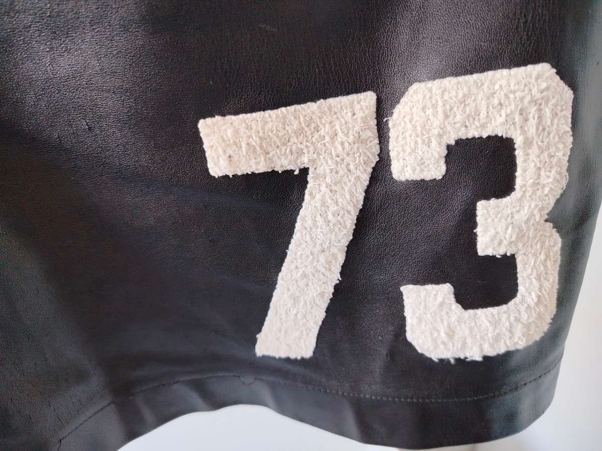 Basketball style pleather shorts by Markham | Size M | Generously sized | Well worn