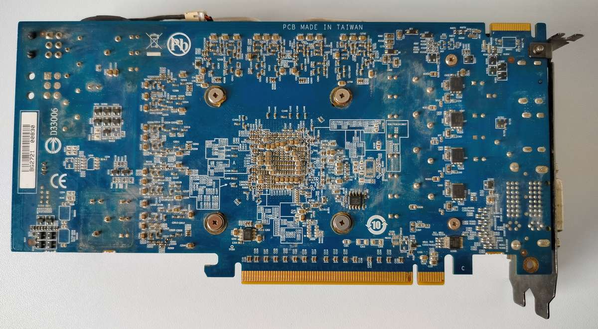 Dead Gigabyte Radeon HD 6850 GPU | For spares or repair | Does not power on