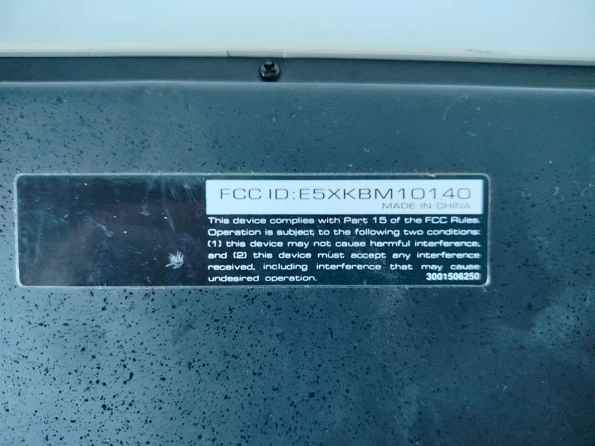 BTC DIN5 keyboard | Model KBM10140 | Beige Retro Vintage