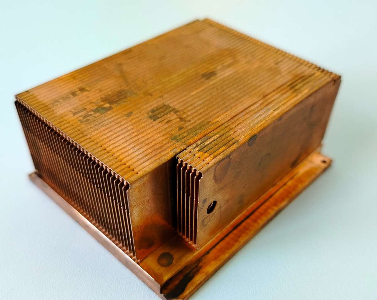Copper CPU cooling block | 500gram of copper