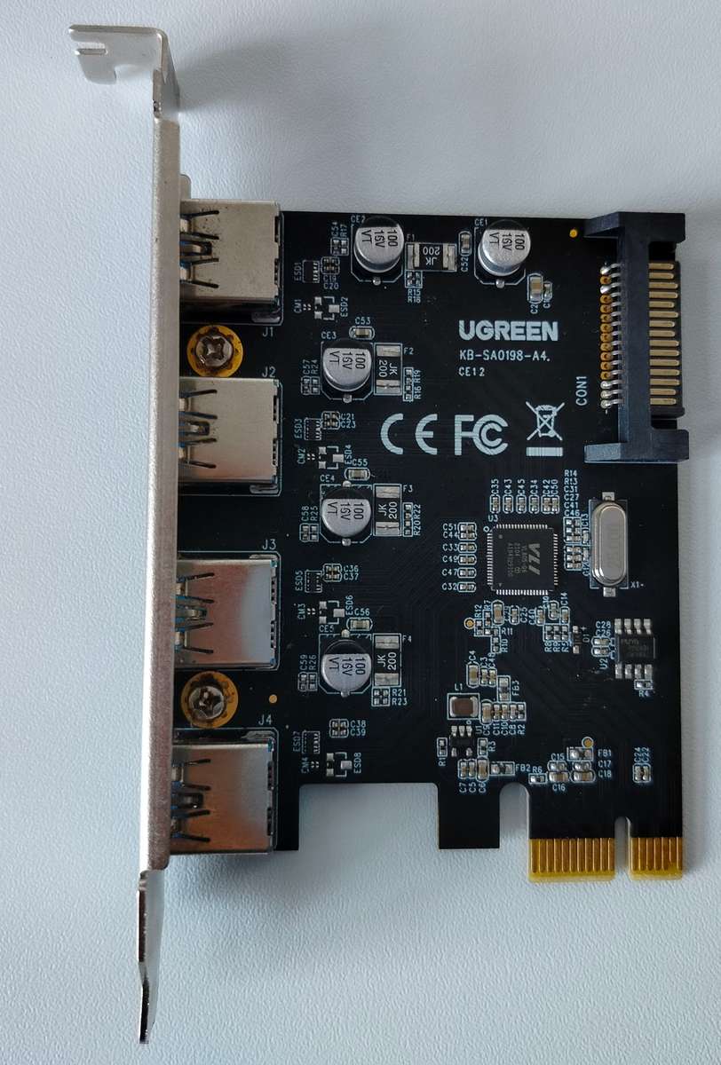 UGreen USB 3.0 PCI-Express card 4-ports