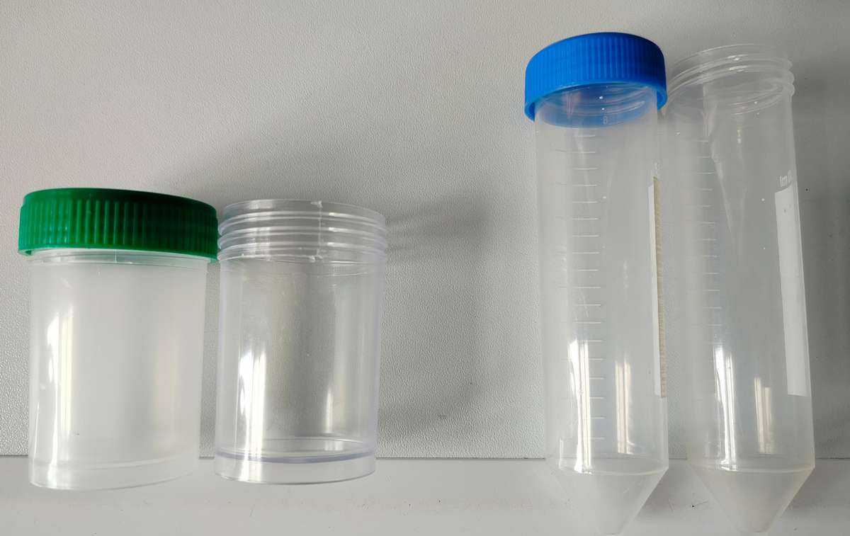 Tubes with screw on lids | Big bag full of them | 5CM x 3CM | 50ml | For sorting or storing or craft