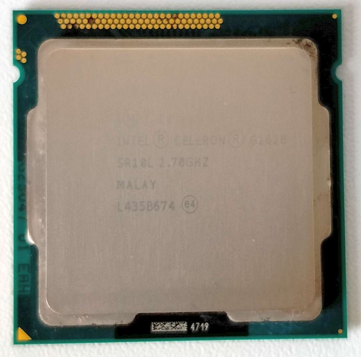 Intel Celeron G1620 | 2 Cores @ 2.7GHz | 2MB Smart Cache | Socket 1155