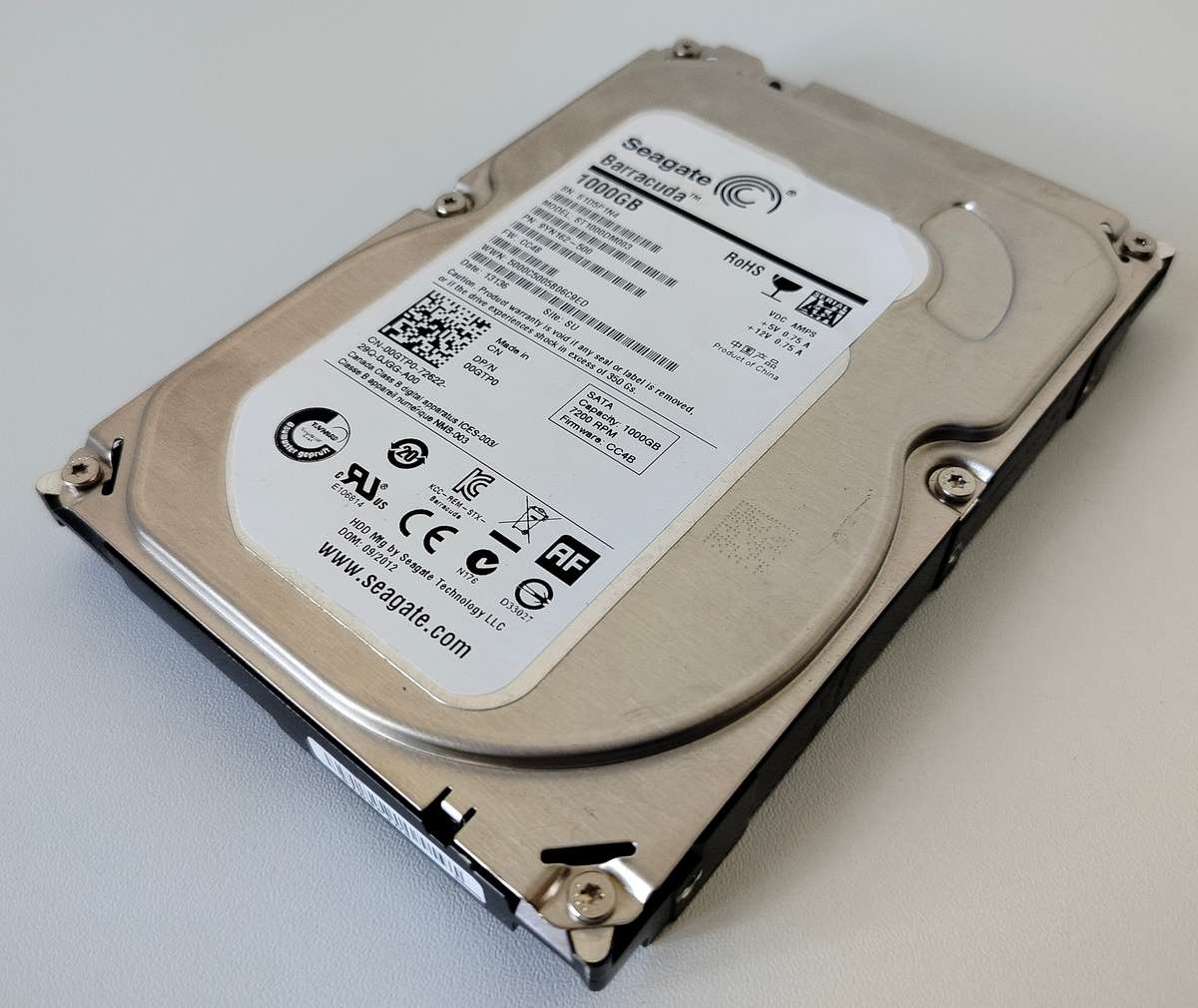 Seagate 1TB SATA Barracuda HDD | 183MB/s read & write speeds