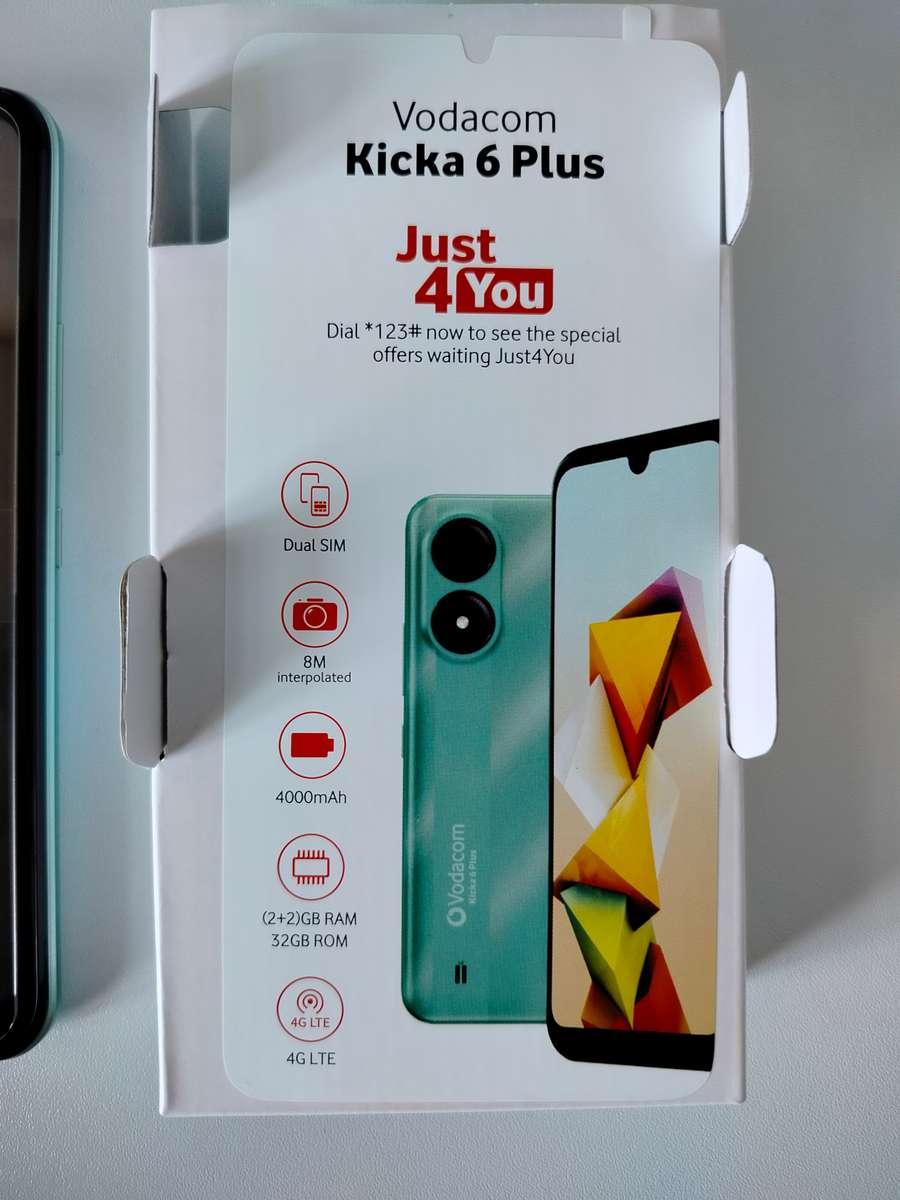 Vodacom Kicka 6 Plus | 2GB+2GB RAM | 32GB Storage
