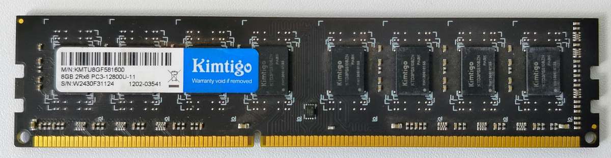 8GB DDR3-1600 PC3-12800 RAM