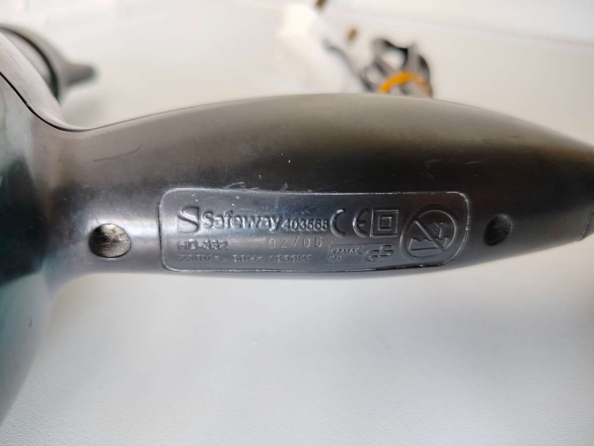 Safeway Hair Dryer 1600w | Works but Noisy