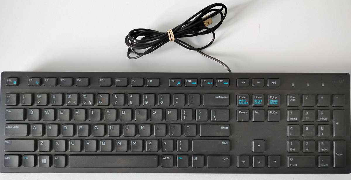 Dell Multimedia Keyboard KB216 - US International (QWERTY) - Black