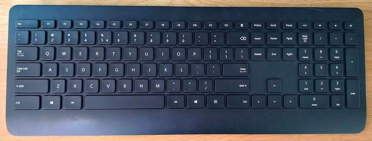 Microsoft Wireless Keyboard - receiver missing