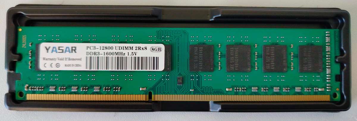 8GB DDR3-1600 PC3-12800 RAM