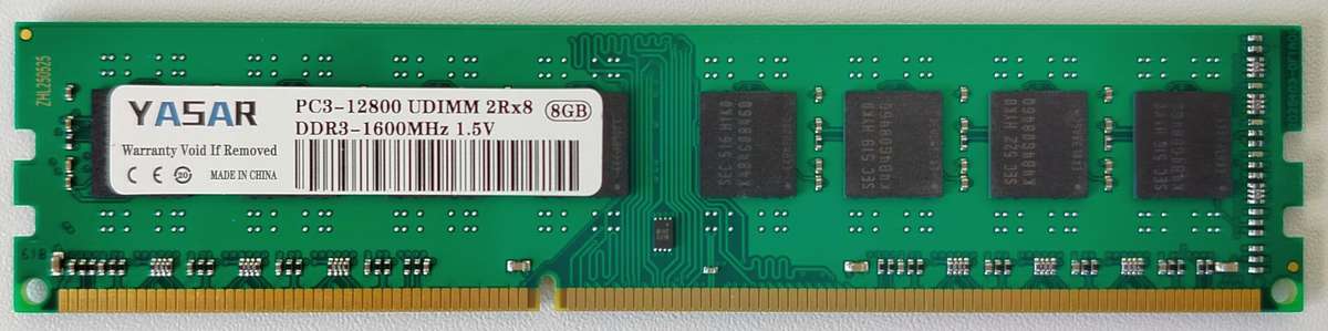 8GB DDR3-1600 PC3-12800 RAM