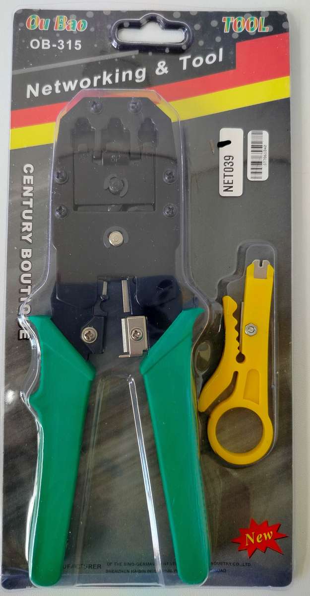 Network Crimp Tool for RJ45 RJ11 RJ12 Cable Crimping Cutter Stripper
