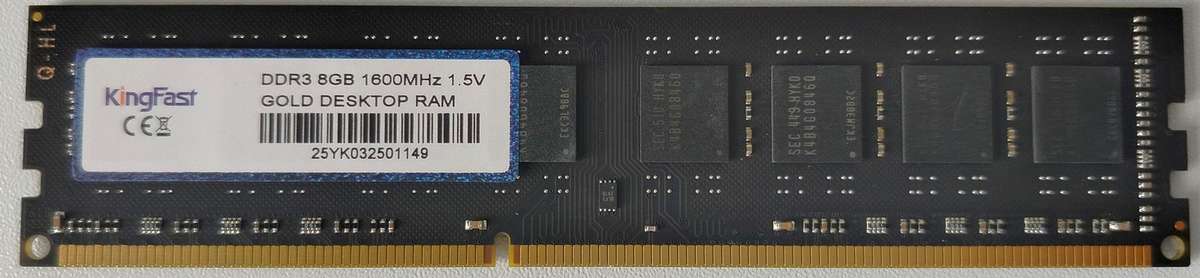 Samsung 8GB DDR3 1600MHz PC3-12800 CL11 RAM (Kingfast branded)