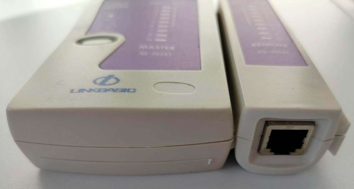 Link Basic Cable Tester RJ45 RJ11 RJ12 (9V Energizer battery included)