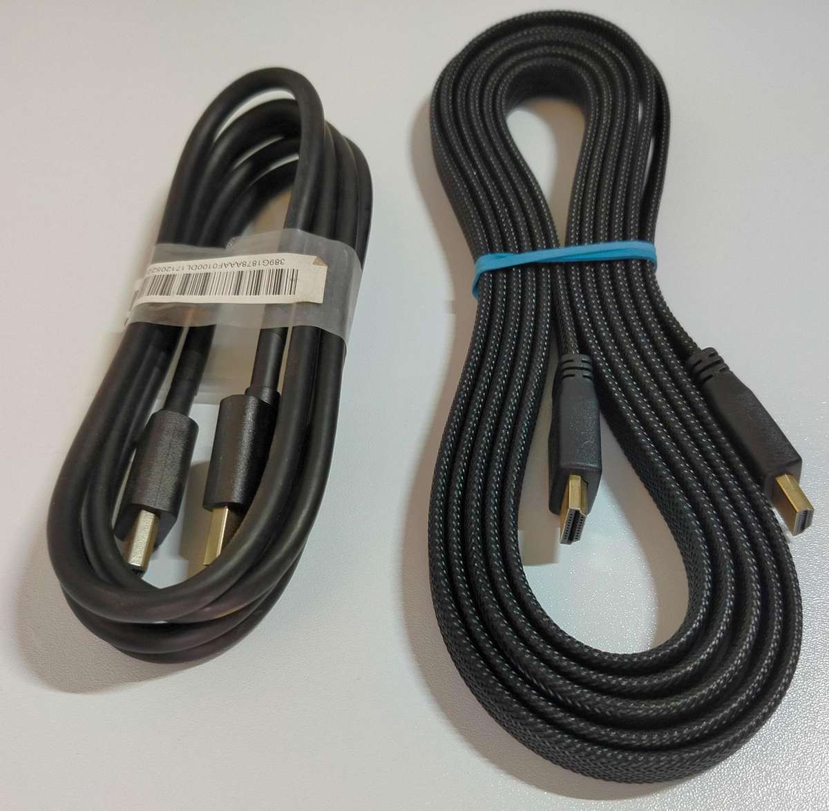 Assorted cables |3M HDMI, 1.8M DisplayPort, VGA, USB, 3M twin IEC, 3x RCA (new and used)