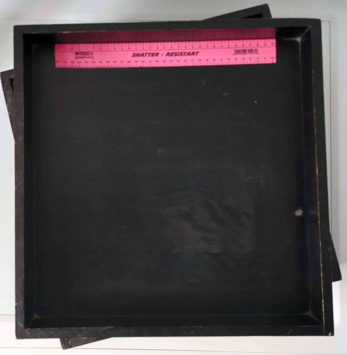 Wood Trays x 2 | 40x40cm | Dark wood