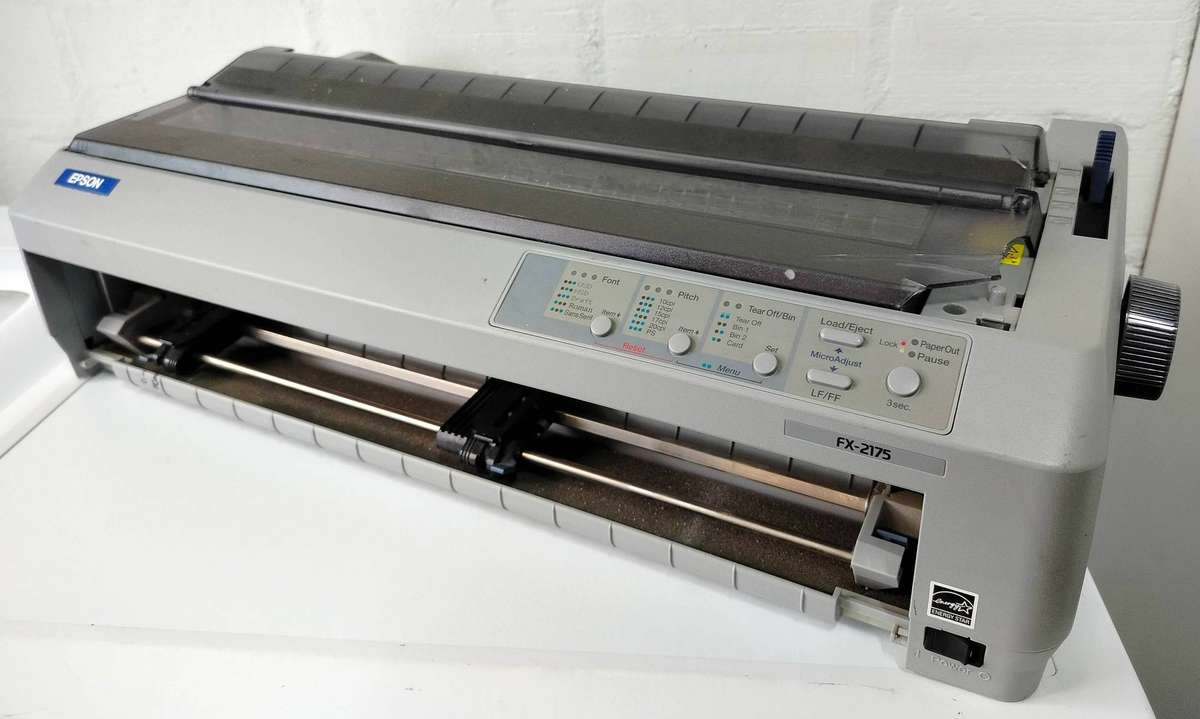 Epson FX-2175 A3 Printer - working - new ribbon installed - Windows 11 support - USB & Parallel