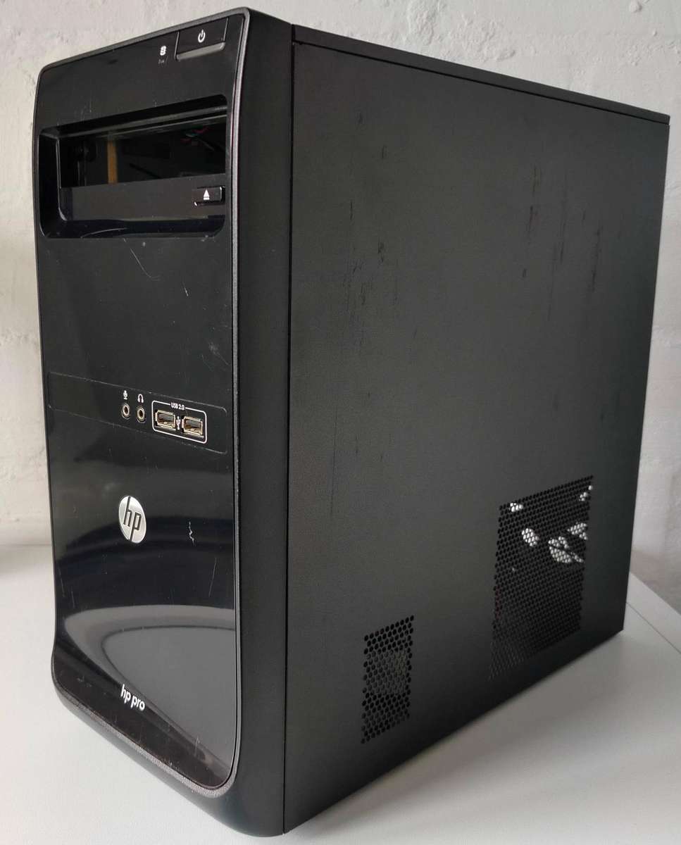 HP Micro-ATX case with Power Supply (optional: DVD drive)