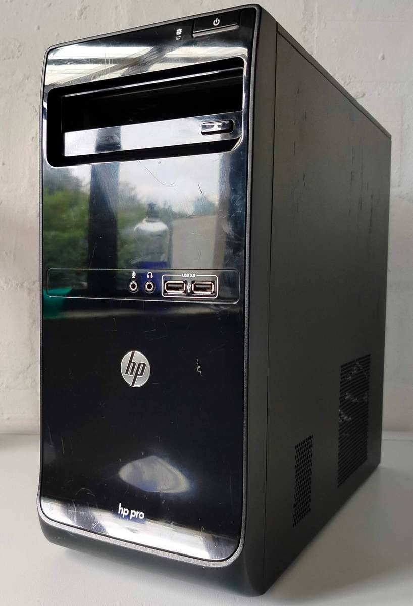HP Micro-ATX case with Power Supply (optional: DVD drive)