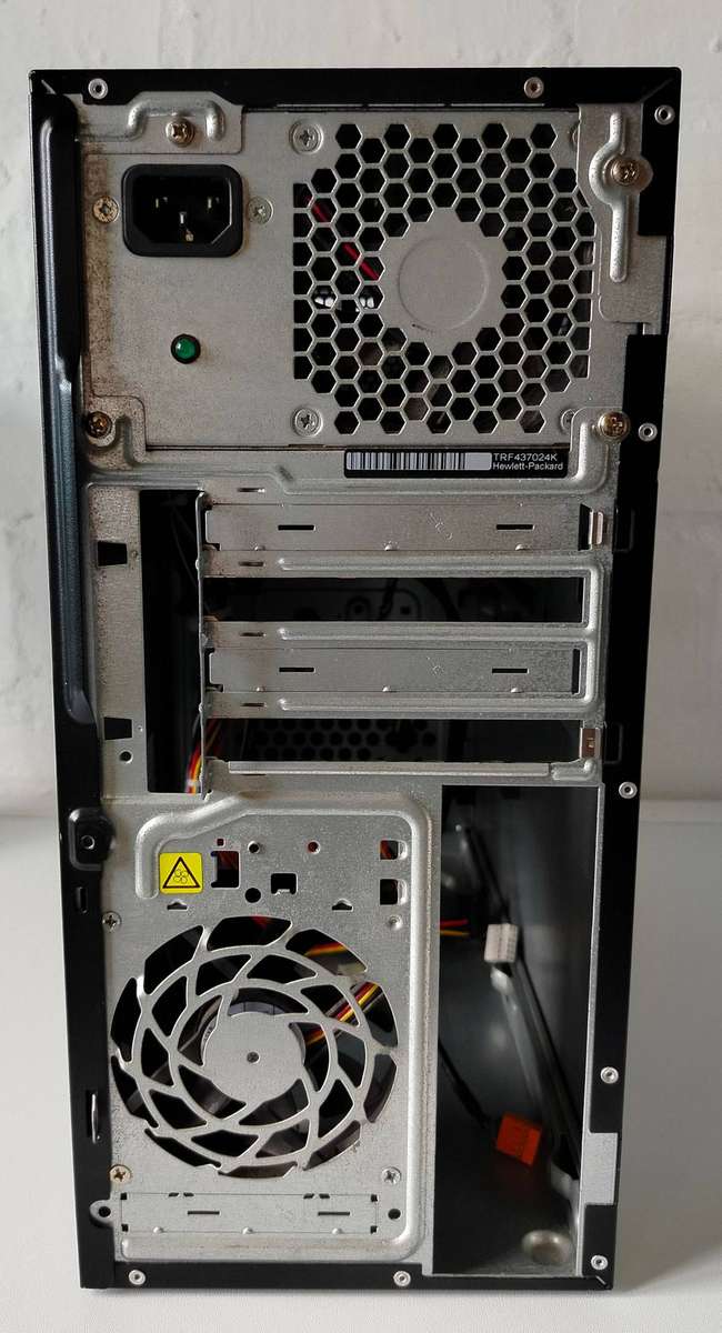 HP Micro-ATX case with Power Supply (optional: DVD drive)