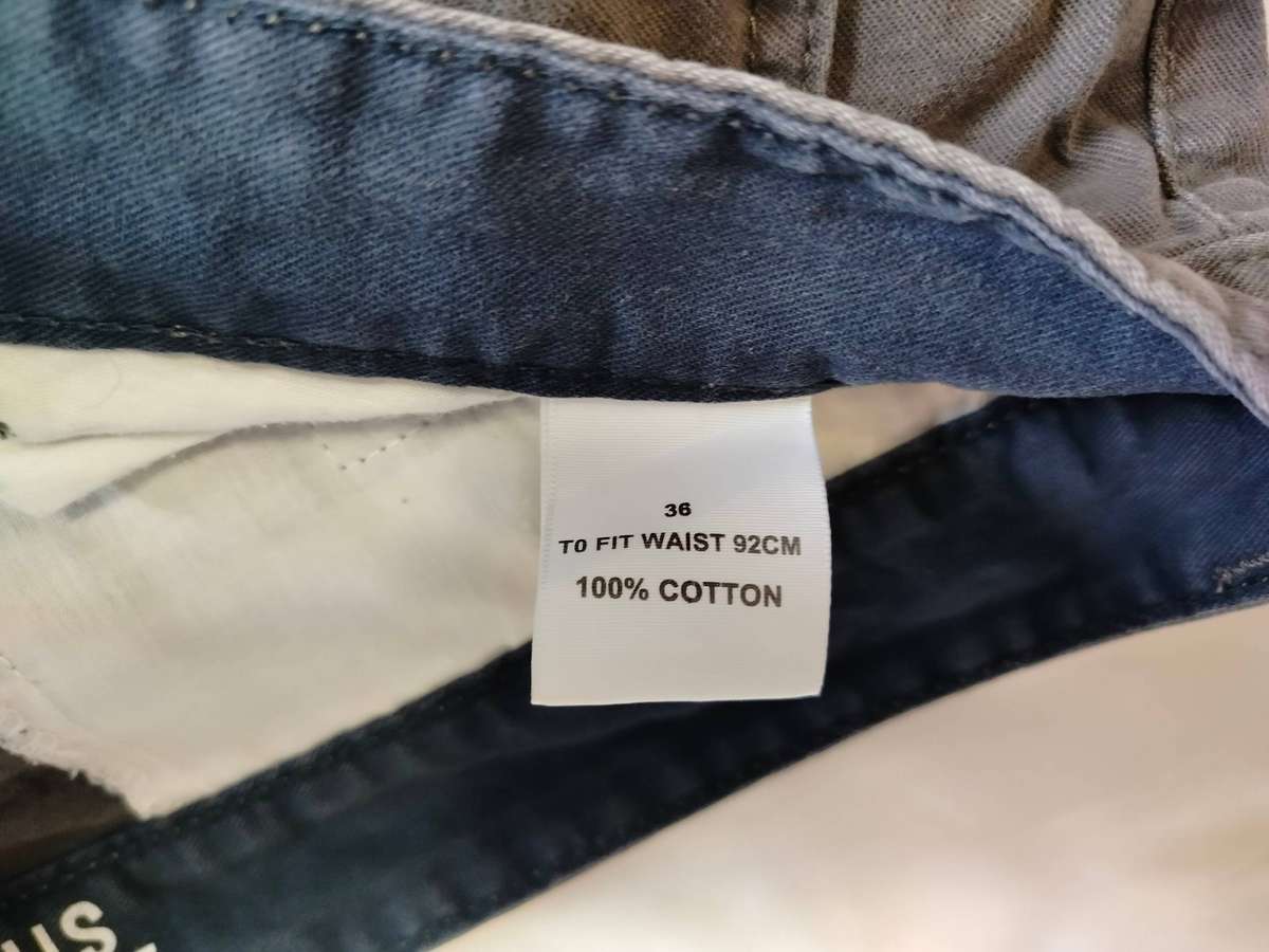 Chinos | Dark Grey | Size 36 to fit waist 92cm