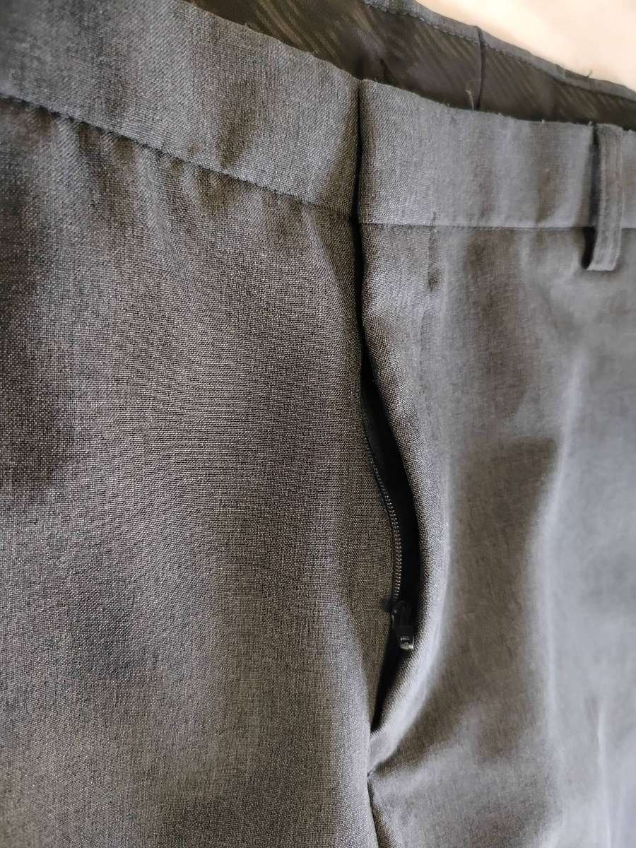 Enzo | navy shirt + grey trousers + black trousers