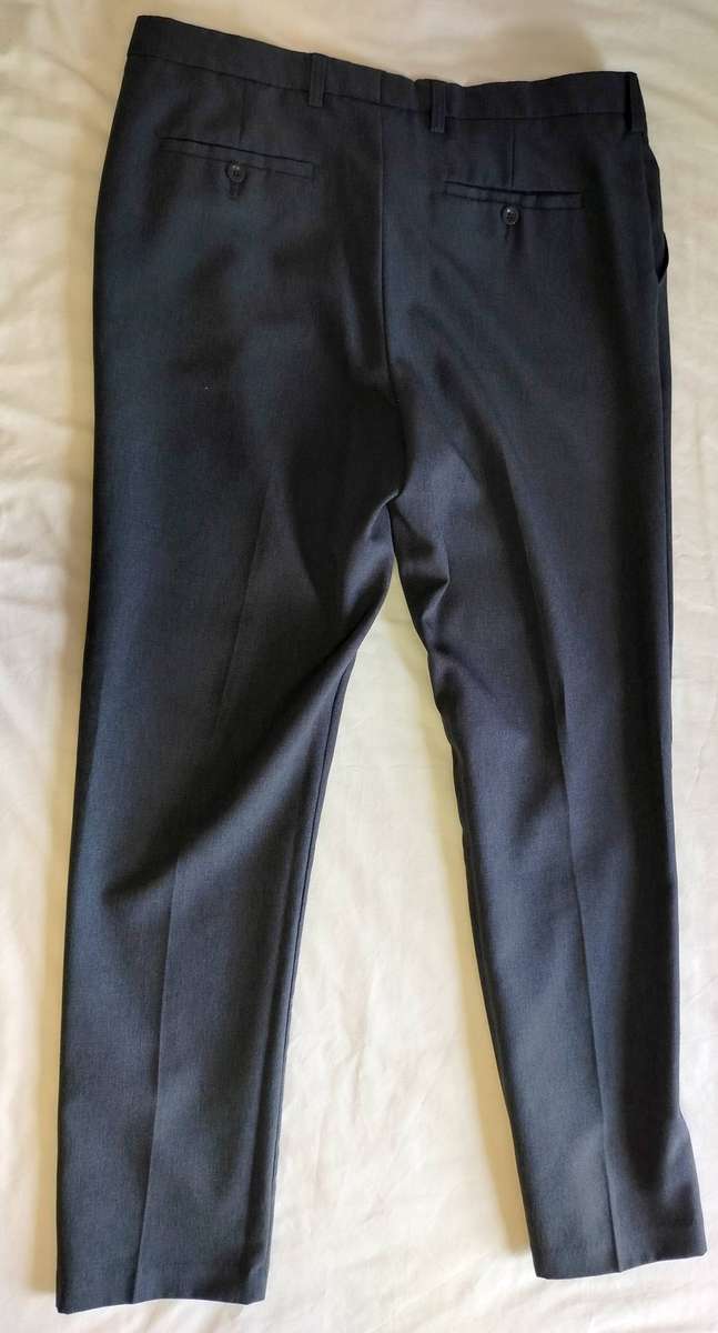 Enzo | navy shirt + grey trousers + black trousers