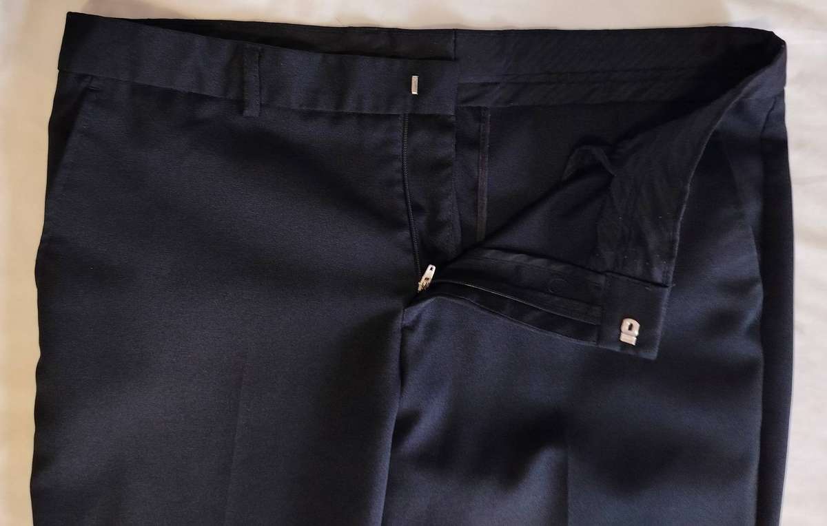 Enzo | navy shirt + grey trousers + black trousers