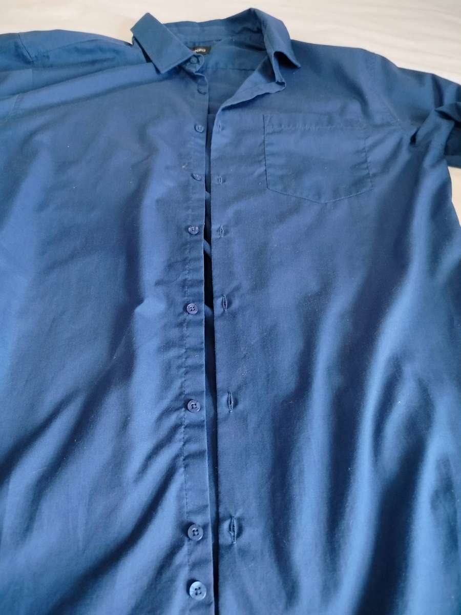 Enzo | navy shirt + grey trousers + black trousers