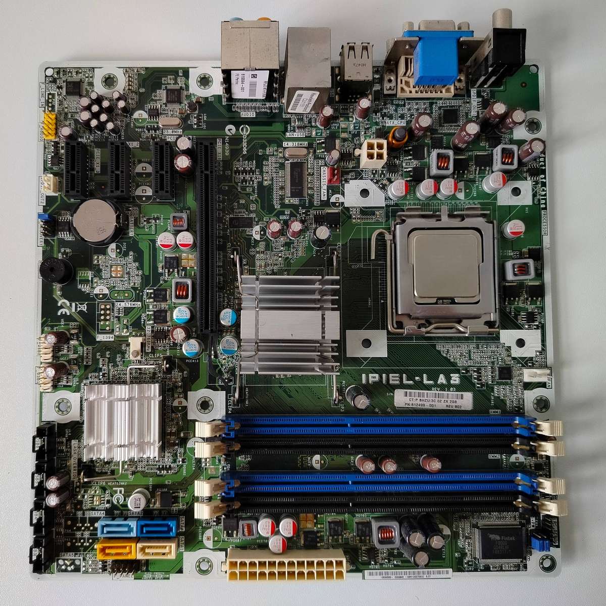 HP IPIEL-LA3 motherboard + Intel E2180 CPU | Displays "CPU Not supported" then shuts down