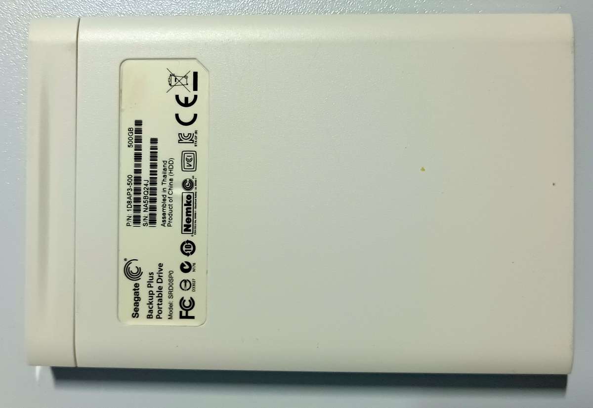 Seagate Backup Plus 500GB External Hard Drive | 100% health