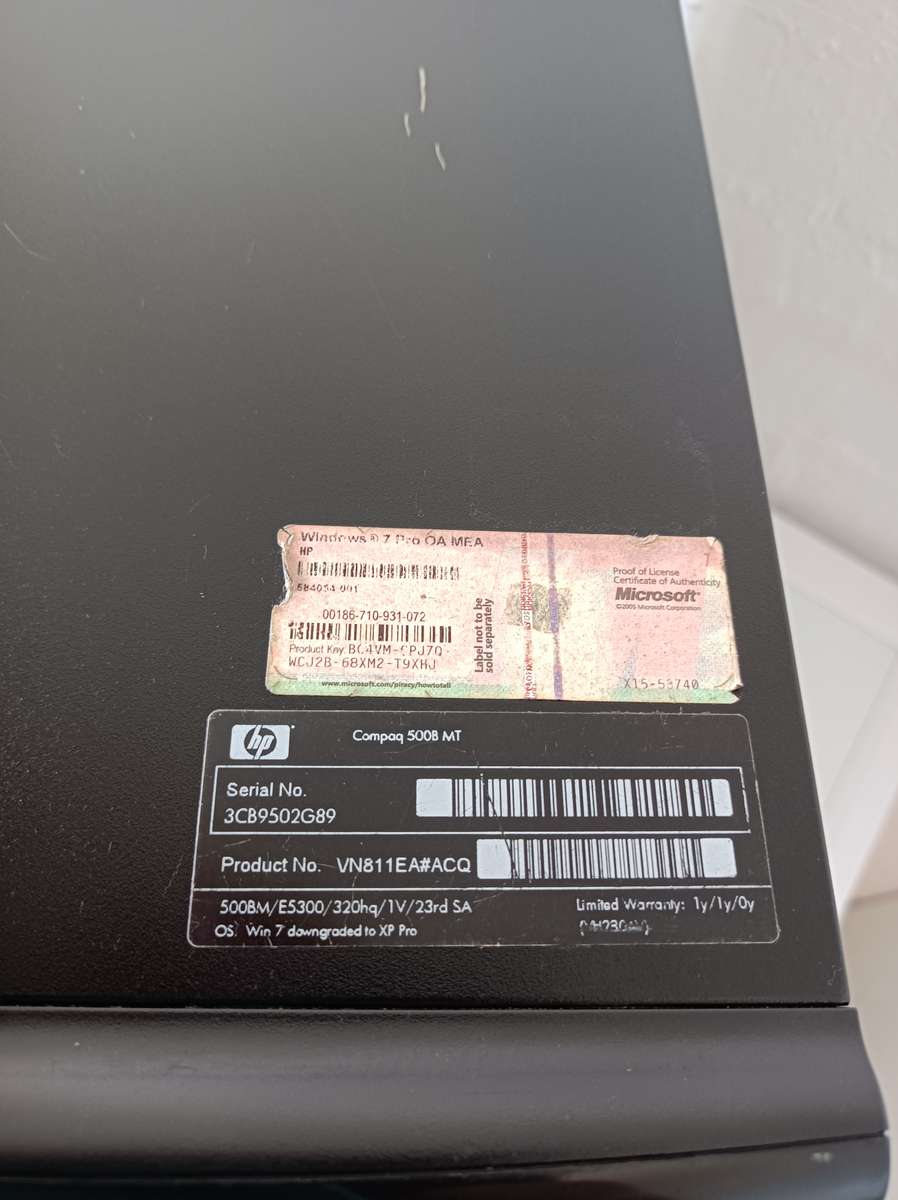 Compaq 500B Mini Tower PC | Intel Q8200 | 4GB RAM | 320GB HDD | Windows 10 Pro (activated)