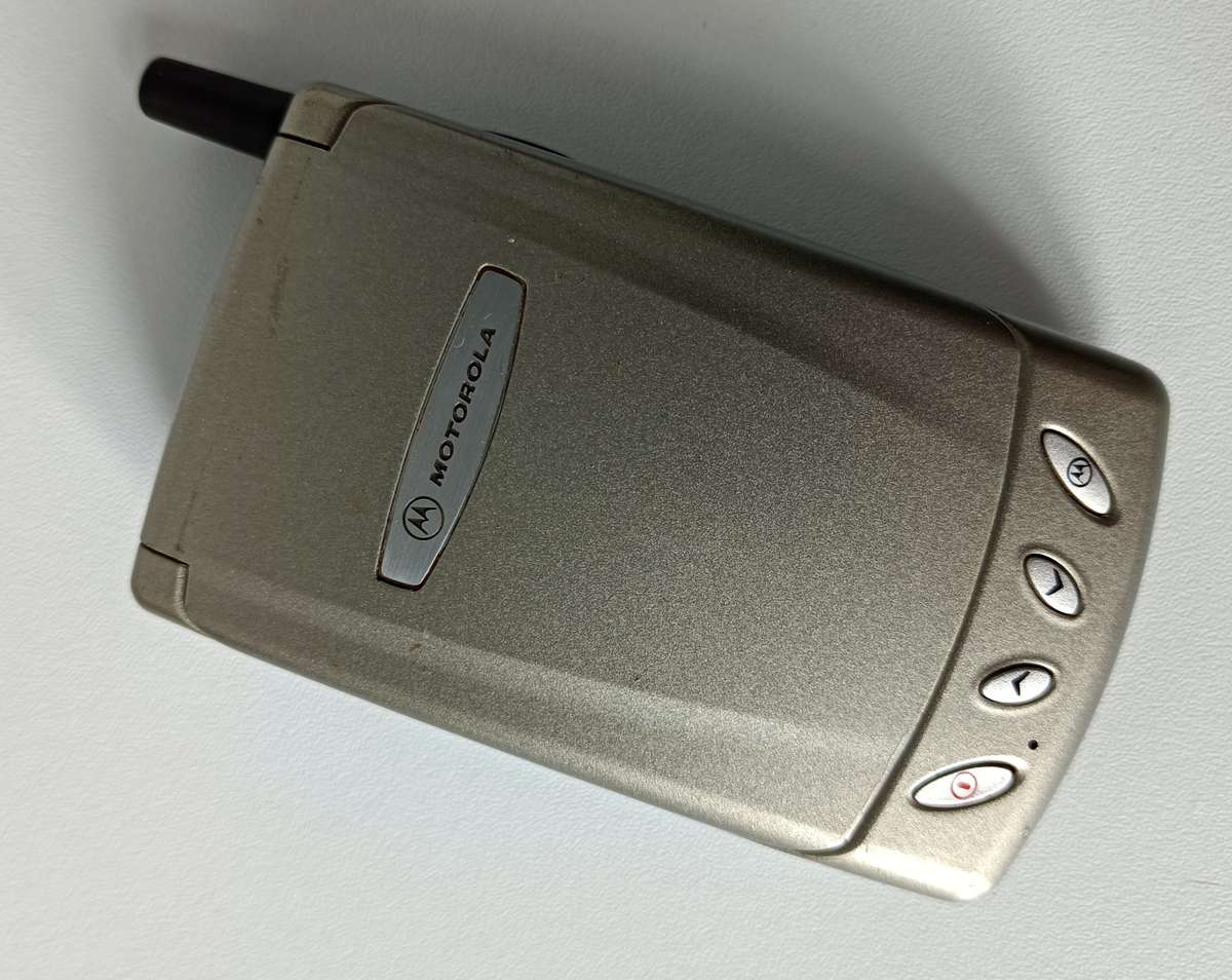 Retro Motorola flip phone